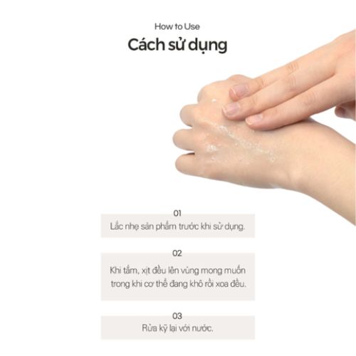 Tẩy tế bào chết body dạng xịt Prettyskin Chok Chok Rice Peeling 300ml, giúp làm sáng da tự nhiên, hỗ trợ dưỡng ẩm và chăm sóc da toàn thân.